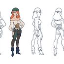 My project in Character Creation for Animation: Shapes, Color, and Expression course. Character Design, Creativit, Comic, Digital Drawing, and Traditional illustration project by Karina Nesterova - 01.25.2021