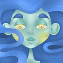 Criatura subacuática. Un progetto di Illustrazione tradizionale, Illustrazione digitale e Pittura digitale di Natalia Tertusio - 16.01.2021