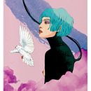 Tears in the sky. Een project van Digitale illustratie van Shadia Abdulkadir Rodríguez - 16.01.2021