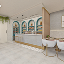 Meu projeto do curso: Design de interiores para restaurantes . % Janine Lorscheiter tarafından hazırlanan İç Mimarlık, İç Tasarım, İç Dekoras, on, Perakende Tasarımı, Ve Mekansal Tasarım projesi - 01.16.2021