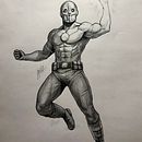 Proyecto final: Ilustración para cómics: anatomía de un superhéroe. Een project van Traditionele illustratie van Andres Ramirez - 17.01.2021