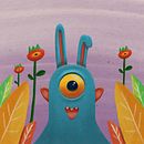 Illustration example using the paint brush technique. . Projekt z dziedziny Malarstwo akr i lowe użytkownika Eric - 17.01.2021