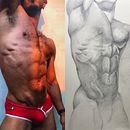 Mi Proyecto del curso: Dibujo de la figura humana en movimiento. Un proyecto de Dibujo a lápiz, Dibujo anatómico, Dibujo artístico y Dibujo realista de A Claudio Obando Cid - 18.01.2021