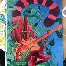 My project in Creative Drawing with Ink and Gouache course. Un projet de Peinture gouache de Ca Welch - 18.12.2020