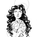 Meu projeto do curso: Desenho de tatuagem blackwork . Menggambar proyek oleh Raiane Passos - 01.18.2021