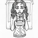 Illustrations for a therapist's new book. Ilustração com tinta projeto de Margie Forestier - 01.11.2020