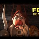 Fed the viking. Un proyecto de Animación 3D, Animación de personajes, Creatividad, Diseño 3D y Diseño de personajes 3D de Daniel Mingione - 18.01.2021