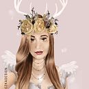 My project in Digital Fantasy Portraits with Photoshop course. Un progetto di Design digitale, Disegno digitale, Illustrazione digitale, Pittura digitale e Disegno di ritratti di Kármen Takács-Kocziszki - 20.01.2021