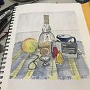 Mi Proyecto del curso: Bodegón contemporáneo con acuarela Ein Projekt aus dem Bereich Bildende Künste von luz dary martinez molina - 20.01.2021