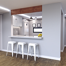 casa chile, cocina chic. Een project van Architectuur, Lichtontwerp e Interieurontwerp van Mairely Lugo - 20.12.2019