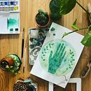 flat lay. Un proyecto de Ilustración botánica de Belén - 21.01.2021