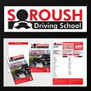 Soroush Driving School. Logo Design, Editorial Design, and Graphic Design project by Pier Alessi - 01.21.2021