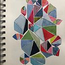 Geometric stuff. Un progetto di Pittura ad acquerello di Audrey Normand - 22.01.2021