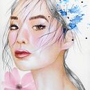 Meu projeto do curso: Retrato ilustrado em aquarela Ein Projekt aus dem Bereich  von Nathália Loren - 23.01.2021
