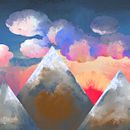 Sera geometrica. Digital Painting project by angela marchesani - 01.24.2021