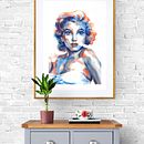 Marilyn Monroe . Projekt z dziedziny  Malarstwo i Malowanie akwarelą użytkownika Constantin Eugen Cozma - 20.01.2021