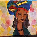 Brasileña. Projekt z dziedziny  R, sunek,  R, sunek art, st, czn, Portret, Trad, c, jna ilustracja, Malowanie akwarelą, Malarstwo akr i lowe użytkownika Alicia San Luis - 24.01.2021