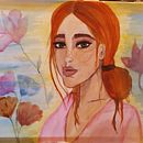 Mujer acuarela. Projekt z dziedziny  R, sunek art, st, czn, Portret, Trad, c, jna ilustracja i Malowanie akwarelą użytkownika Alicia San Luis - 24.01.2021