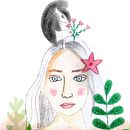 Mi Proyecto del curso: Retrato ilustrado en acuarela.  projeto de alicia26_carol - 25.01.2021