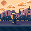 Mi Proyecto del curso: Introducción al diseño de personajes en pixel art . Pixel Art de Alirio Isea - 01.25.2021