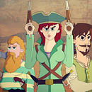 A pirate life . % Gert-Jan Feijens tarafından hazırlanan Geleneksel illüstras, Ve on projesi - 04.26.2018