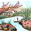 Aquarela a mente. Een project van Schilderij van Mônica Bittencourt - 26.01.2021