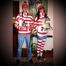 Creación Disfraz "Buscando a Wally". Un projet de Création de costumes, Peinture acr , et lique de Marta Gutiérrez Somoza - 26.01.2021