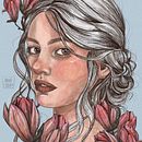 Meu projeto do curso: Retrato Ilustrado com Procreate. Un projet de Beaux Arts de Anna Lídia Teixeira - 26.01.2021