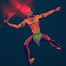 Meu projeto final: Curupira. Un progetto di Fumetto, Disegno anatomico, Disegno artistico, Character design e Pittura digitale di Rafael de Sá - 14.03.2021