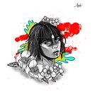 My project in Digital Design and Illustration of Tattoos with Procreate course. Een project van  Creativiteit, Traditionele illustratie y  Tatoeageontwerp van Dayana Ghouati - 01.02.2021