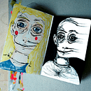 behindTheFaces series: Innocence. Traditional illustration project by mmonsterbird - 01.27.2021