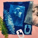 Tangled Up in Blue. Textile D, and eing project by Rebecca Butler - 05.30.2020