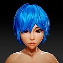 Stylized Girl. Un proyecto de 3D y Desarrollo de videojuegos de Alex Sanrey - 28.01.2021