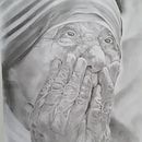 Madre Teresa . Projekt z dziedziny R, sunek realist i czn użytkownika Maria Maria - 28.01.2021