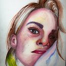 Mi Proyecto del curso: Retrato ilustrado en acuarela. Un projet de Aquarelle de Cristina Pacheco Mendoza - 30.01.2021