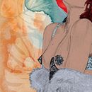 My project in Illustrated Portraits with Procreate course. Traditional illustration project by Peter Van Deun - 01.31.2021