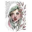 Mi Proyecto del curso: Retrato ilustrado en acuarela. Un proyecto de Pintura a la acuarela de Helena Carì - 31.01.2021