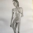 Dibujo realista del cuerpo femenino.. Un projet de Beaux Arts de Juana María Martín Sánchez - 31.01.2021