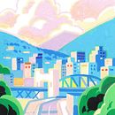 Drawings of Vancouver, Canada. Un proyecto de Pintura acrílica, Dibujo artístico e Ilustración tradicional de Angela Pan - 28.01.2021