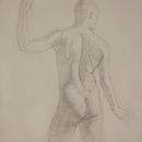 My project in Dynamic Figure Drawing course. Desenho projeto de Evan Goldman - 01.02.2021