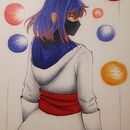 Mi Proyecto del curso: Coloreado con marcadores para dibujo manga. Mangá projeto de Valentina Letelier - 02.02.2021