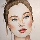 My project in Watercolor Portrait from a Photo course. Un progetto di Pittura ad acquerello di annmariemaziade - 02.02.2021