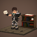 Voxel Art - Mage Character. Un progetto di Animazione 3D, Character design 3D e Progettazione 3D di José Luis Aguilera Luzania - 02.02.2021