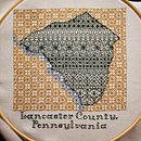 Blackwork Lancaster County . % Megan Elizabeth tarafından hazırlanan Nakış projesi - 02.04.2021