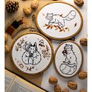 Forest Friends . Arte și meșteșuguri și Broderie de Nene - 01.10.2021