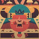 YAK TAPESTRY. Character Design, Children's Illustration, Editorial Illustration, Traditional illustration, Poster Design, and Vector Illustration project by Dasha Lebesheva - 02.04.2021