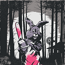 Chain Saw Bunny - Poster. Un proyecto de Br, ing e Identidad e Ilustración tradicional de Sérgio Veterano - 01.01.2021