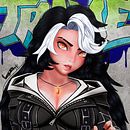 Mi Proyecto del curso: Retratos digitales de fantasía con Photoshop "Chica Getting Up" Ein Projekt aus dem Bereich Comic, Concept Art, Artistische Zeichnung, Digitale Zeichnung, Manga und Instagram von Mr. Cheko_Official - 21.07.2020