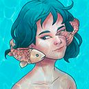 Mi Proyecto del curso: Retratos digitales de fantasía con Photoshop. Un proyecto de Dibujo de Retrato de Ivan Arias - 04.02.2021