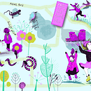 Map of local area. Traditional illustration project by Layla Jabbari - 02.05.2021